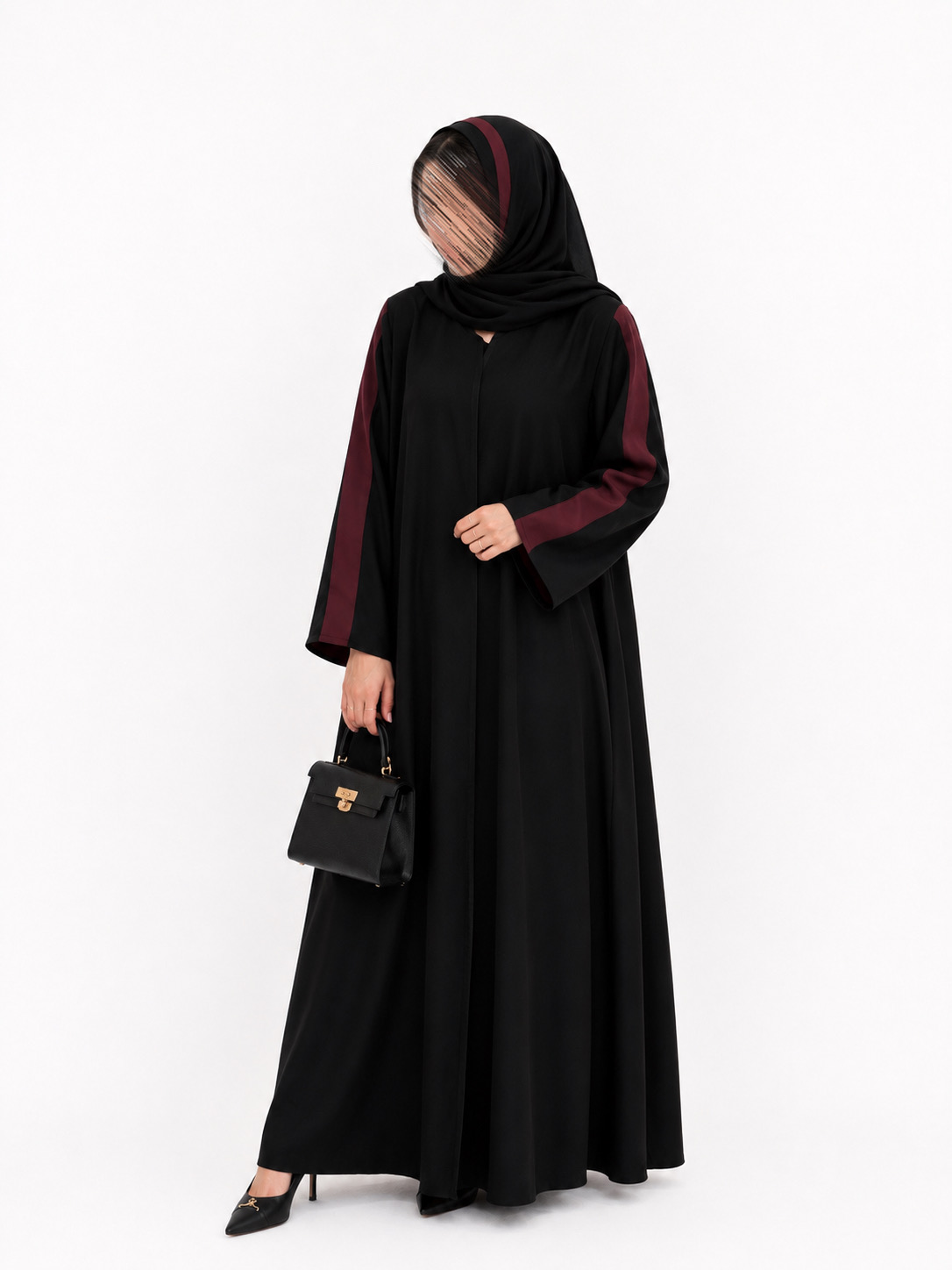 عباية قماش كتان k22