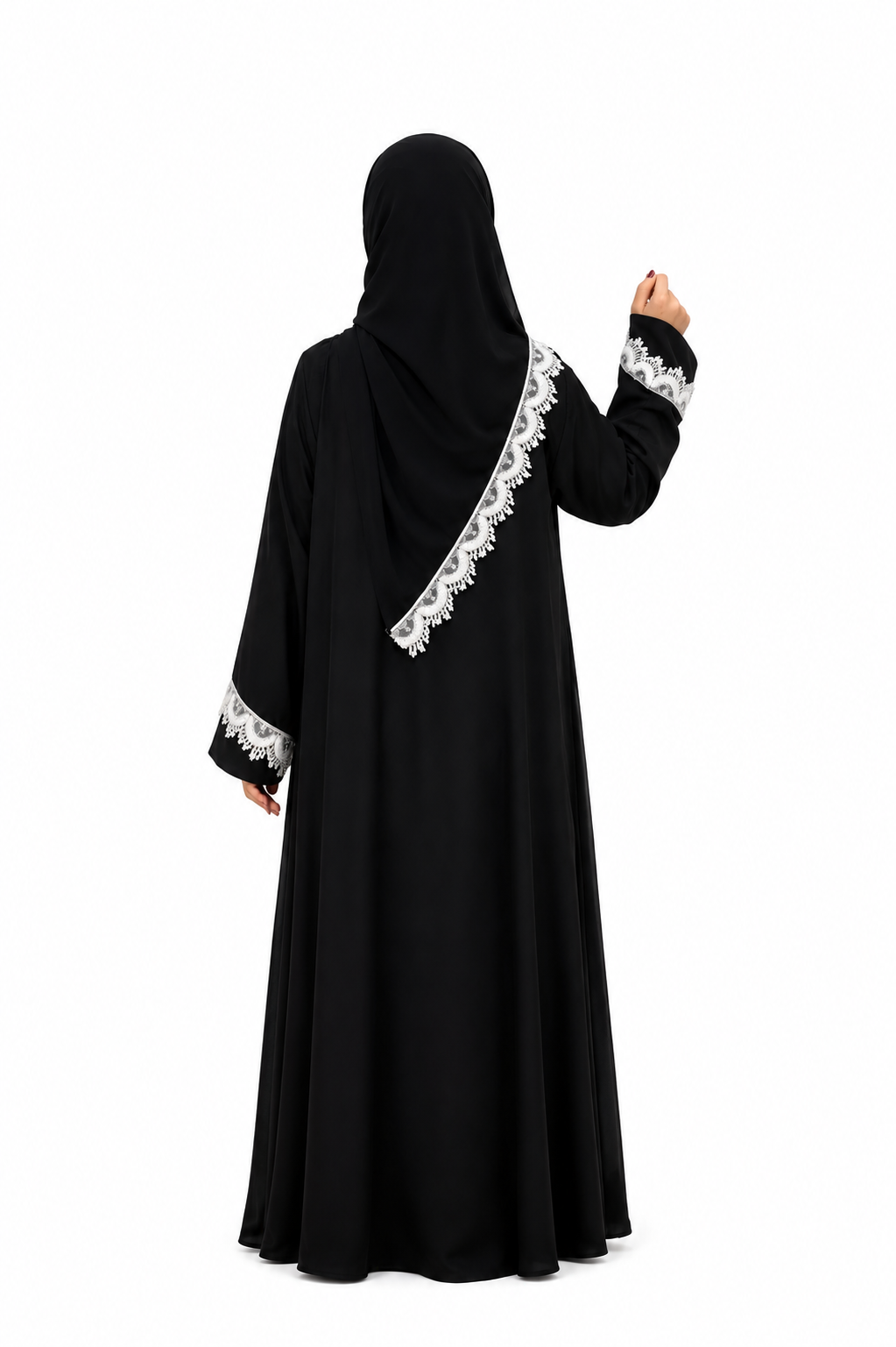 عباية سمو اسود وابيضs12